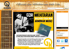 gor music website design